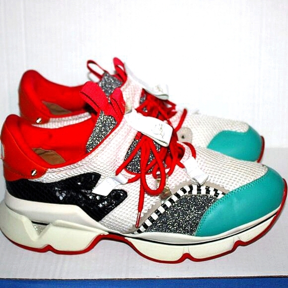 Christian Louboutin Other - Christian Louboutin Red Runner Sneakers Multi-color Size 43
